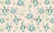 Komar Cactus Rose Vlies Fototapete 400x250cm 4 bahnen | Yourdecoration.de