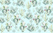 Komar Cactus Blue Vlies Fototapete 400x250cm 4 bahnen | Yourdecoration.de