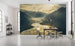 Komar Gold Mountains Vlies Fototapete 400x250cm 8 bahnen Sfeer | Yourdecoration.de