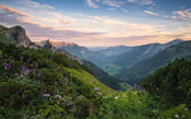 Komar Naturpark Allgauer Hochalpen Vlies Fototapete 450x280cm 9 bahnen | Yourdecoration.de